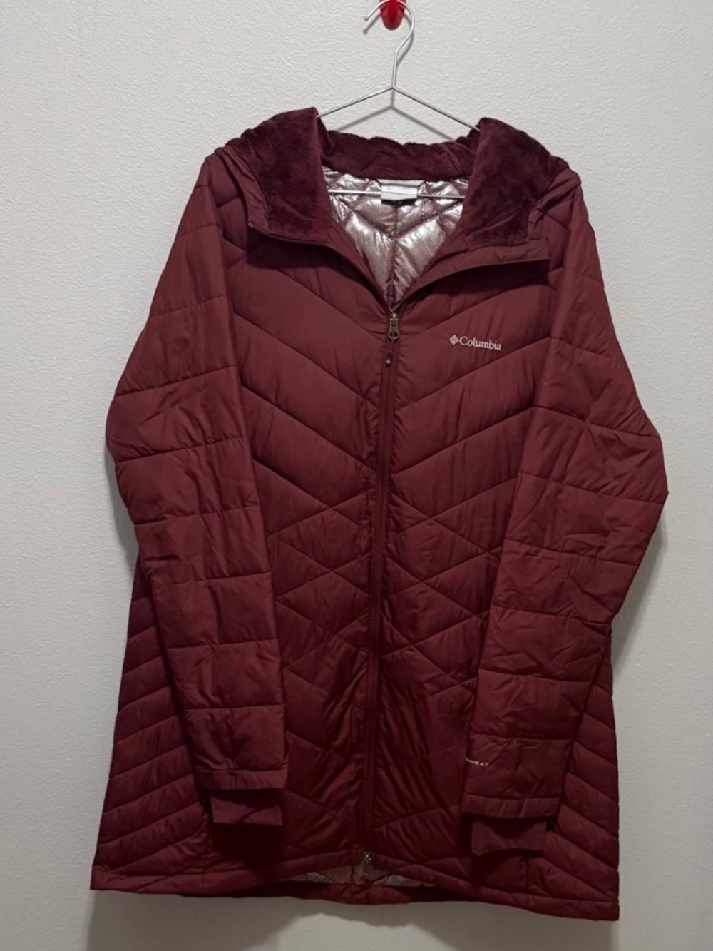 Columbia Heavenly Long Hooded Jacket Women’s Size XXL